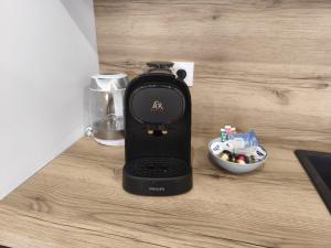 a black blender sitting on top of a counter at DACSE-VILLAGE - Gite 04 in Dax