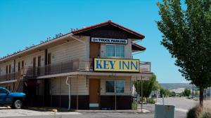 a building with a key inn sign on it at Key Inn in Elko