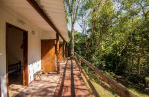 Zahrada ubytování Ecolodge Paraty-Mirim
