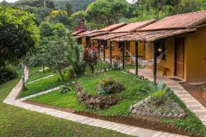 Vonkajšia záhrada v ubytovaní Pousada Casa da Moeda
