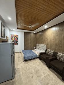 Kuchyň nebo kuchyňský kout v ubytování Studio Apartment