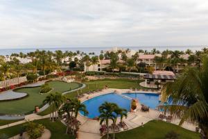 an aerial view of a resort with a swimming pool at Las Mañanitas LM F4404 in San José del Cabo