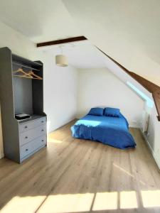 Ένα ή περισσότερα κρεβάτια σε δωμάτιο στο Country house Ker Yvonne