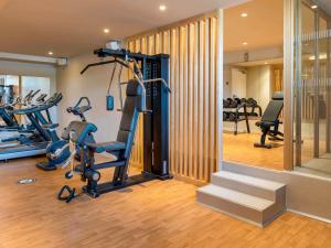 マドリードにあるIbis Styles Madrid City Las Ventasのジム(トレッドミル、エリプティカル付)