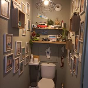 Koupelna v ubytování Moulin de la jalousie