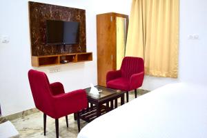 Μια τηλεόραση ή/και κέντρο ψυχαγωγίας στο nahargrah villa