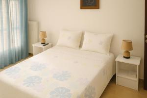 Katil atau katil-katil dalam bilik di NAFPAKTOS APARTMENT, STUDIOS AND ROOMS iN PORT