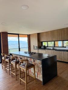 Η κουζίνα ή μικρή κουζίνα στο Hotel Aborígenes