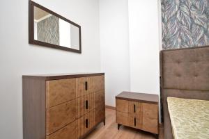 En eller flere senge i et værelse på beautyful house with garden