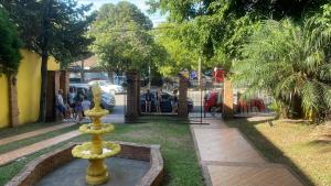 Taman di luar Hotel e Pousada Vó Márcia