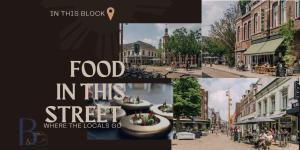a collage of photos of a city with food in this street at City Center Poppodium 013 Stadsvilla Tilburg in Tilburg +34 photos