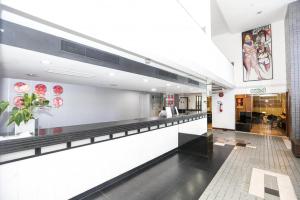 Ο χώρος του λόμπι ή της ρεσεψιόν στο Recife Flat Service Boa Viagem - 6 pessoas +23 φωτογραφίες