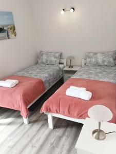 Postel nebo postele na pokoji v ubytování Apartment Adrijana