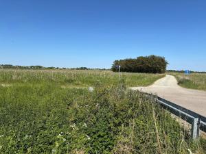 a dirt road next to a field of grass at 6 person holiday home in Sydals-By Traum in Vibøge