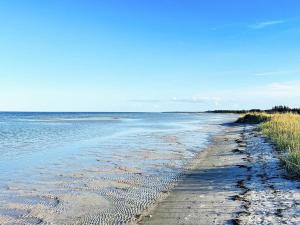 a beach with sand and water on it at 6 person holiday home in Hadsund in Hadsund +26 photos