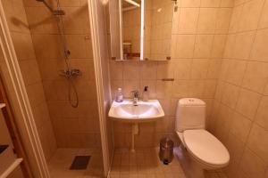 Koupelna v ubytování Close to city center, 1.2 km, 1-bedroom, nice view + 2 fotografie