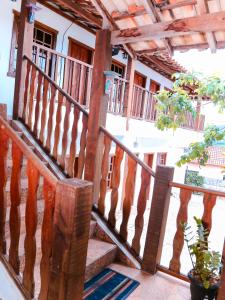 Ban công/sân hiên tại Pousada Alegre Pinheirinho