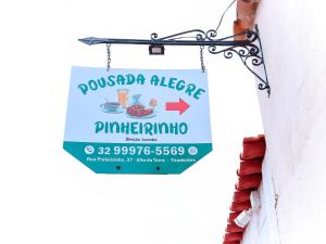 Πιστοποιητικό, βραβείο, πινακίδα ή έγγραφο που προβάλλεται στο Pousada Alegre Pinheirinho