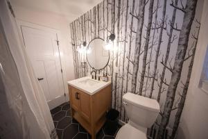 Koupelna v ubytování Centrally Located Cozy Modern Home in Bethel + 53 fotografií