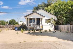 Bygningen som feriehuset ligger i