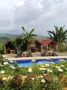 Πισίνα στο ή κοντά στο Gran Vista Glamping Curití
