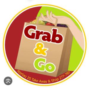 Una etiqueta para una bolsa de compras de Glad & Go en Seaview, 