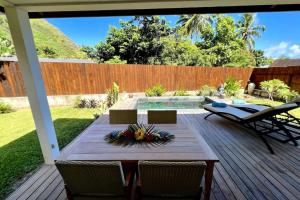 Κήπος έξω από το Villa Māha Iti 2 - Little Villa w Private Pool