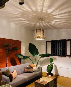 A seating area at Casa Yohual