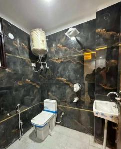 Phòng tắm tại Hotel himalya