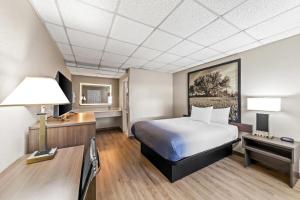 Postel nebo postele na pokoji v ubytování Super 8 by Wyndham Fredericksburg + 25 fotografií