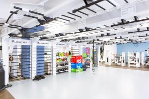 Fitnes oz. oprema za telovadbo v nastanitvi GLANDON Rooms Elite