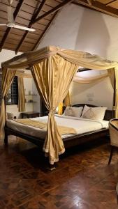 Ένα ή περισσότερα κρεβάτια σε δωμάτιο στο Hotel green land