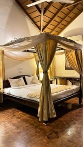 Ένα ή περισσότερα κρεβάτια σε δωμάτιο στο Hotel green land