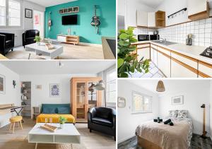 Η κουζίνα ή μικρή κουζίνα στο Douce parenthèse pour deux à Bourges