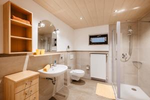 Koupelna v ubytování Ferienhaus zur Weinlaube