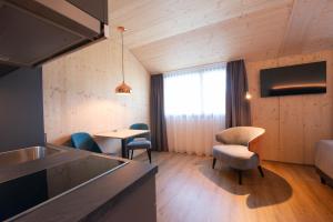 TV a/nebo společenská místnost v ubytování Cubilaris Motel