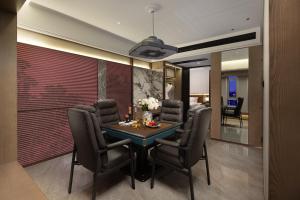 Χώρος καθιστικού στο 长沙温德姆花园酒店-世界之窗芒果馆店