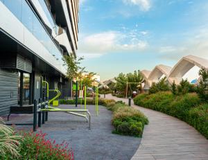 En have udenfor Apartments Akash U-tower NRG