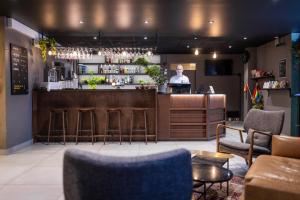 Ο χώρος του lounge ή του μπαρ στο Comfort Hotel Bergen