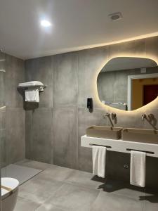Ένα μπάνιο στο Hotel Recanto do Avia