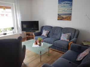 Posezení v ubytování Ferienhaus Kornew EG