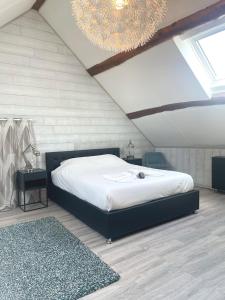 Postel nebo postele na pokoji v ubytování La Serenidad