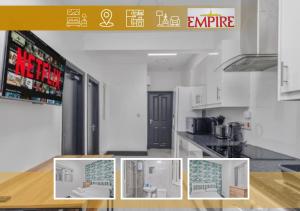 Stylish 2BR Apartment in Sheldonにあるキッチンまたは簡易キッチン