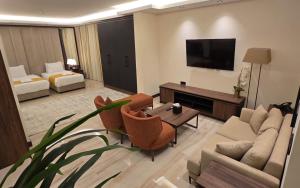 TV a/nebo společenská místnost v ubytování Al-Abasly Family Resort
