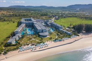 an aerial view of a resort on the beach at Le Meridien Khao Lak Resort & Spa in Khao Lak +129 photos