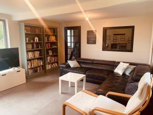 Et tv og/eller underholdning på O Saule -Villa en campagne