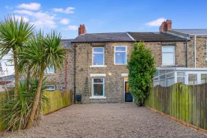 Bygningen som feriehuset ligger i