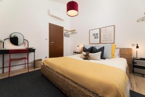 Ένα ή περισσότερα κρεβάτια σε δωμάτιο στο Villa Bel with pool +64 φωτογραφίες