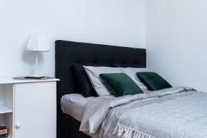 Ένα ή περισσότερα κρεβάτια σε δωμάτιο στο Design studio, all inclusive, 10 min to old town
