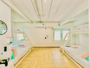 Postel nebo postele na pokoji v ubytování The Green Khaosan Bangkok